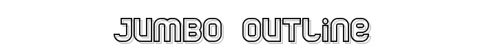 Jumbo Outline font